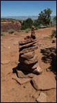 Trail cairn
