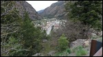 Ouray nestled in the mountains