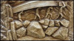 small reliefs around the base told more stories