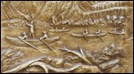 small reliefs around the base told more stories
