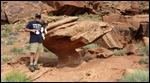 Katie likes the rocks too