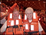 Safety drill in the Princess Theatre