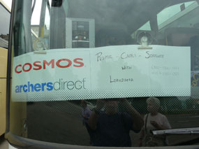 Loredana had made our bus easy to identify