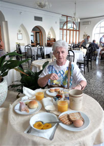 A nice breakfast this morning