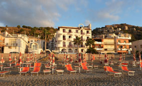 Our hotel from the waters edge