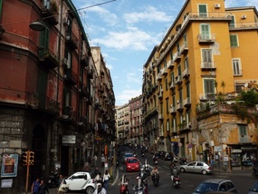 The streets of Naples