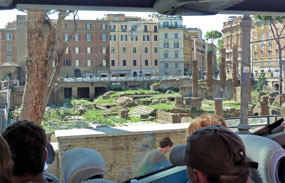 We started passing ruins, must be getting close