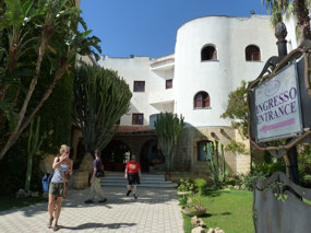 The Hotel Akrabello in Agrigento