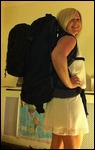 Laurs not taking packing very seriously!!