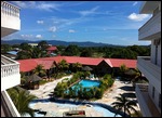 The hotel pool