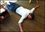 An exhausted Matt!