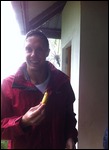 Tiny banana!