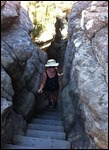 Sneaking through!