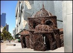 Art sculpture in Melbourne city centre