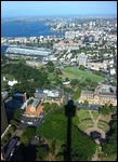 View from the Sky Tower & it's shadow!