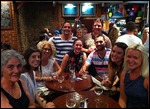 Settlers bar with Glenda & her family