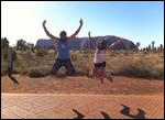 Us at Ayers Rock!