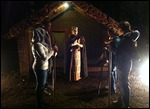 Matt learning a Maori game