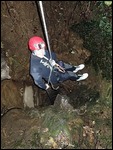 Laurs abseiling!