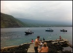 Snorkelling area at Captain Cook