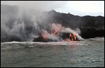 Active lava flow