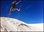 Matt jumping from the top