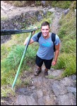 Matt modelling the highest handrail ever!