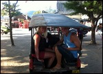 Our horse and cart ride!