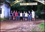 The 2 groups set off!