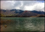 Lakeside volcano view!