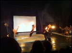 Circus acrobats 