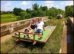Our bamboo train