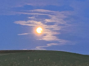 Moon falling.