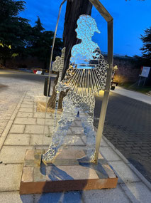 One of the interesting sculptures around Burgos