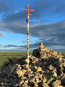 One of the many crosses along the way.