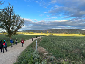 Walking out of Castrojeriz