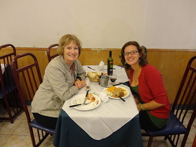 Melissa and I at the Tenedor Libre in Buenos Aires