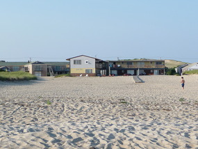 Blue Sea Motor Inn Hotel vanaf het strand