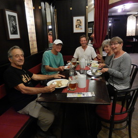 THE GANGS ALL HERE FOR A GREAT CZECH DINNER