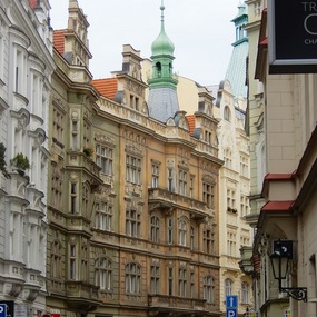 TYPICAL STREET IN THE OLD TOWN