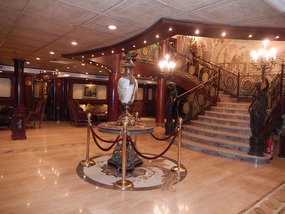 LOBBY OF OUR RIVER BOAT