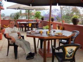 ROOFTOP DINING AREA AT OUR HOTEL