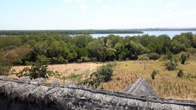 VIEW FROM THE ROOFTOP OF OUR BEDROOM TOWER