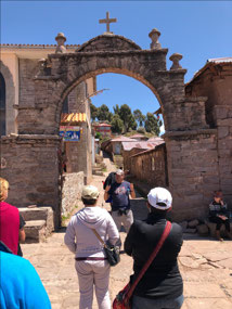 Town Square, Taquile Island, Peru