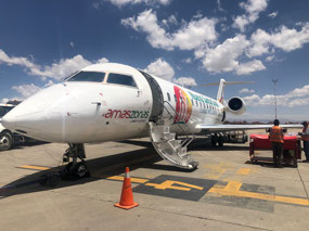 Flying Amazonas, La Paz to Uyuni
