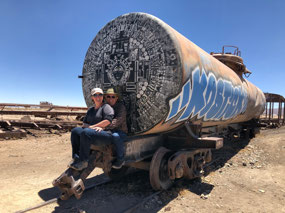 Train Cemetery, Uyuni Bolivia