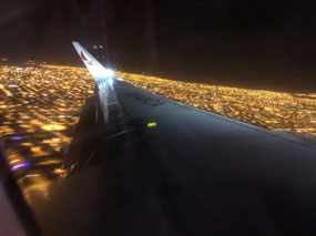 Flying into Bogotá, Columbia