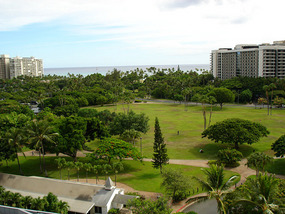 Balcony view of Fort DeRussey Beach Park