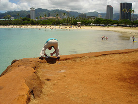 Best view of Richard at Ala Moana Beach