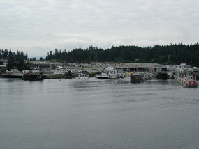 Docking at Swartz Bay